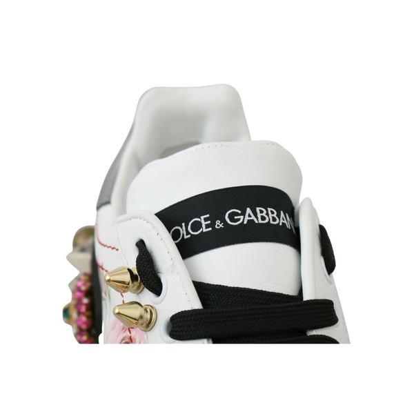 돌체앤가바나 돌체앤가바나 Dolce & Gabbana Floral Leather Sneakers 7220246020228
