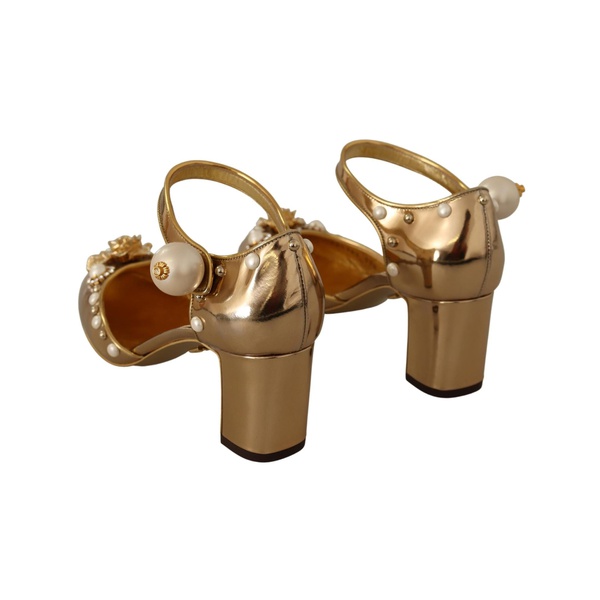 돌체앤가바나 돌체앤가바나 Dolce & Gabbana Studded Crystal Ankle Strap Shoes 7221648916612