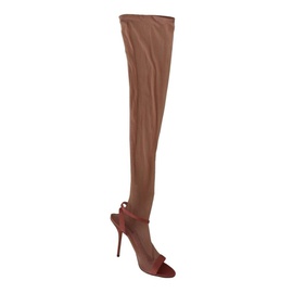 돌체앤가바나 Dolce & Gabbana Tulle Stretch Ankle Strap Sandals 7221304459396