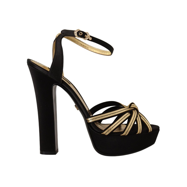 돌체앤가바나 돌체앤가바나 Dolce & Gabbana Viscose Ankle Strap Heels Sandals 7221283979396