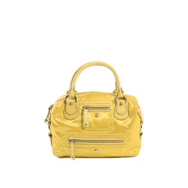 Tods Yellow Fabric Handbag 7225803014276