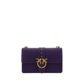 PINKO Purple Leather Love One Classic Shoulder Womens Bag 7210004349060