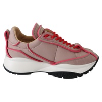 지미 추 Jimmy Choo Ballet Pink and Red Raine Womens Sneakers 7199861178500