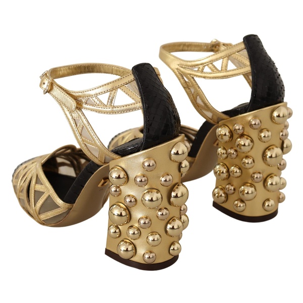 돌체앤가바나 돌체앤가바나 Dolce & Gabbana Elegant Crystal Studded Leather Womens Pumps 7199855771780