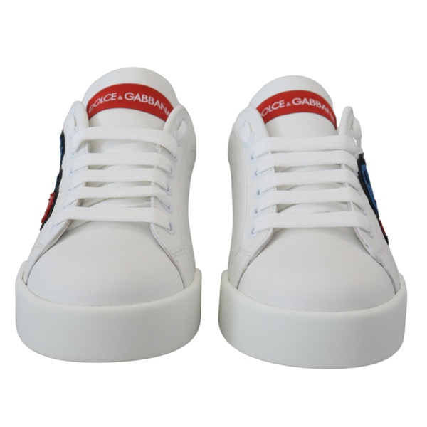 돌체앤가바나 돌체앤가바나 Dolce & Gabbana White Portofino Logo Classic Sneakers Womens Shoes 7199879364740