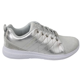 Philipp Plein Sleek Silver Sneakers for Womens Trendsetters 7199838240900