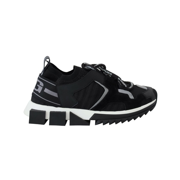 돌체앤가바나 돌체앤가바나 Dolce & Gabbana Black Mesh Slip-On Trekking Sneakers 7221364752516