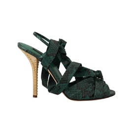 돌체앤가바나 Dolce & Gabbana Exotic Python Strap Sandals 7221261500548