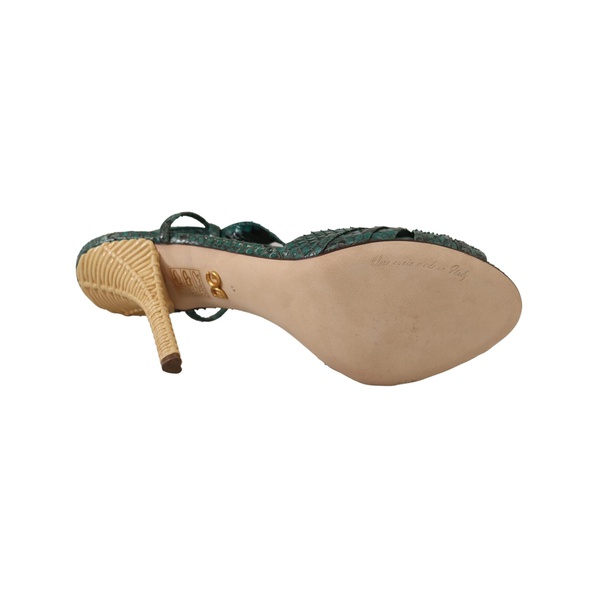 돌체앤가바나 돌체앤가바나 Dolce & Gabbana Exotic Python Strap Sandals 7221261500548