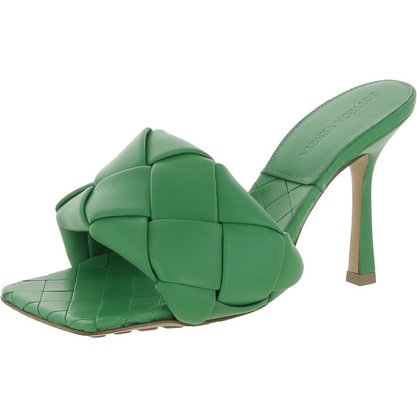 보테가베네타 보테가 베네타 Bottega Veneta Lido Womens Leather Woven Slide Sandals 7206776799364
