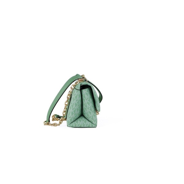 마이클 코어스 Michael Kors Cece Small Sea Green Signature PVC Convertible Flap Crossbody Womens Bag 7190272016516