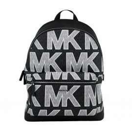 Michael Kors Cooper Black Signature PVC Graphic Logo Backpack BookWomens Womens Bag 7190265430148