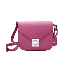 MCM Womens Sugar Pink Patricia Leather Crossbody Shoulder Bag 7202546843780