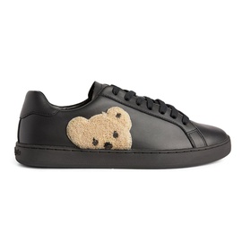 팜엔젤스 Palm Angels Unisex Teddy Bear Leather Sneakers - Womens Black 7229153607812