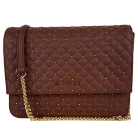 Baldinini Trend Chic Quilted Calfskin Shoulder Bag with Womens Studs 7231062933636