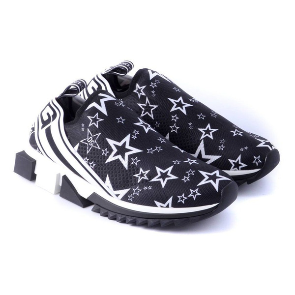 돌체앤가바나 돌체앤가바나 Dolce & Gabbana Stellar Stretch Sneakers in Womens Monochrome 7234817360004