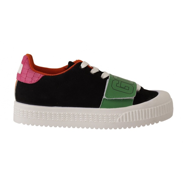  GCDS Stylish Multicolor Low Top Lace-Up Womens Sneakers 7199883296900