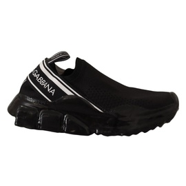 돌체앤가바나 Dolce & Gabbana Chic Black Sorrento Slip-On Womens Sneakers 7199876513924