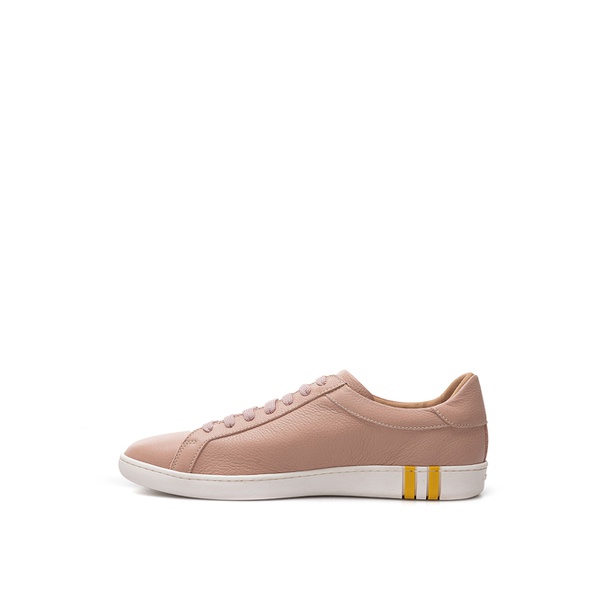  Bally Pink Leather Womens Sneakers 7228981346436