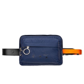 오프화이트 Off-White Mens Nylon Leather Belt Bag Blue 6711965417604