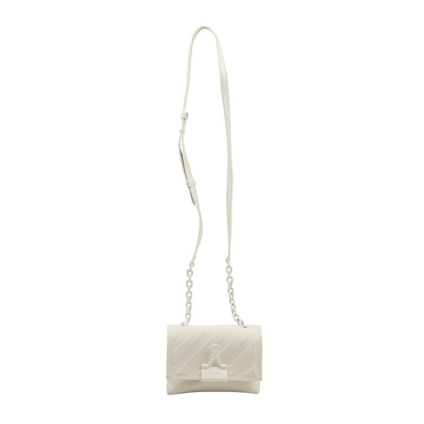  오프화이트 OFF-WHITE C/O VIRGIL ABLOH White Diag Embossed Small Bag 6746875986052