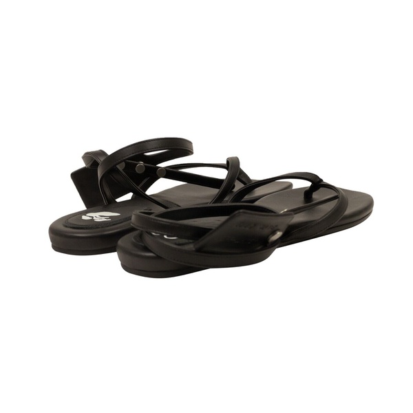  오프화이트 OFF-WHITE C/O VIRGIL ABLOH Black Zip Tie Flat Sandals 7088597074052
