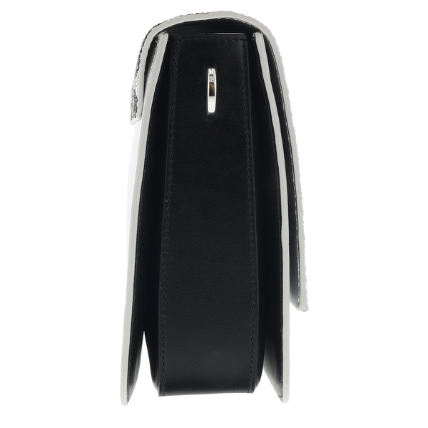  Class Roberto Cavalli Milano Rmx 00 Silver/Black Large Shoulder Bag 5090314911876