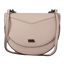 Karl Lagerfeld Light Pink Mauve Leather Shoulder Womens Bag 7069484810372