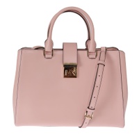 Michael Kors Pink MINDY Leather Shoulder Womens Bag 7028876738692