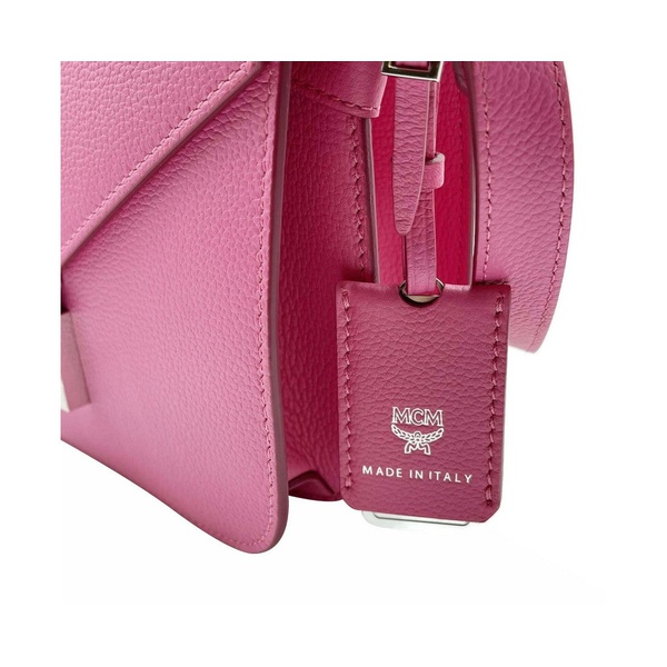  MCM Womens Sugar Pink Patricia Leather Crossbody Shoulder Bag MWS9APA15QS001 6754502410372