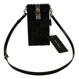 돌체앤가바나 Dolce & Gabbana Black Crystal Plexiglass Cross Cigarette Case Womens Holder 6883068444804