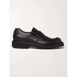 PRADA Leather Penny Loafers 1160250827