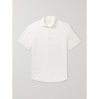 INCOTEX Garment-Dyed Linen Shirt 11452292646712683