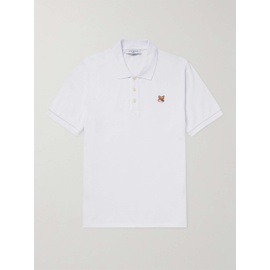 MAISON KITSUNEE Logo-Appliqued Cotton-Pique Polo Shirt 13452677152563326