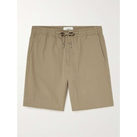MR P. Straight-Leg Organic Cotton-Seersucker Drawstring Shorts 1647597275988220