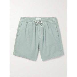 MR P. Straight-Leg Garment-Dyed Stretch-Cotton Jersey Drawstring Shorts 1647597275988223