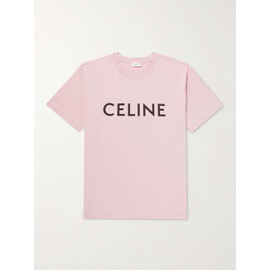 CELINE HOMME Logo-Print Cotton-Jersey T-Shirt 1647597277014358