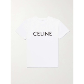 CELINE HOMME Logo-Print Cotton-Jersey T-Shirt 1647597277438855