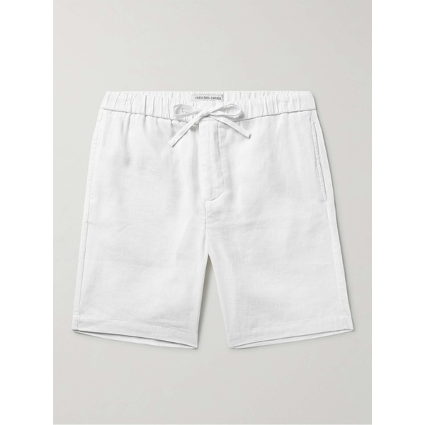  FRESCOBOL CARIOCA Felipe Straight-Leg Linen and Cotton-Blend Drawstring Shorts 1647597281905703