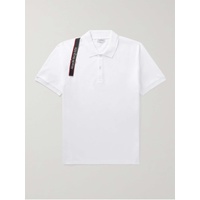 알렉산더맥퀸 ALEXANDER MCQUEEN Harness-Detailed Cotton-Pique Polo Shirt 1647597283041824