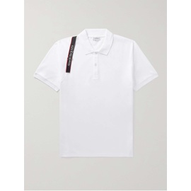 알렉산더맥퀸 ALEXANDER MCQUEEN Harness-Detailed Cotton-Pique Polo Shirt 1647597283041824