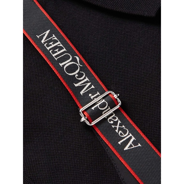 알렉산더 맥퀸 알렉산더맥퀸 ALEXANDER MCQUEEN Harness-Detailed Cotton-Pique Polo Shirt 1647597283041826
