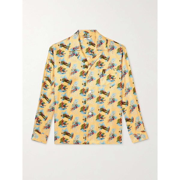  보디 BODE Camp-Collar Printed Silk-Satin Twill Shirt 1647597283058763