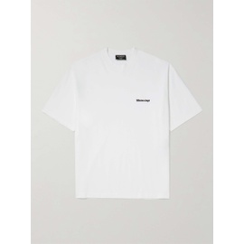 발렌시아가 BALENCIAGA Oversized Logo-Embroidered Cotton-Jersey T-Shirt 1647597283296232