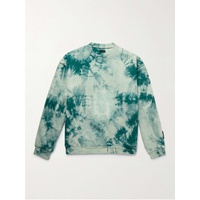 KAPITAL Tie-Dyed Cotton-Jersey and Printed Quilted Shell Sweatshirt 1647597283516465