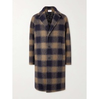 MR P. Checked Wool-Blend Felt Coat 1647597284305285