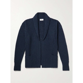 MR P. Shawl-Collar Crochet-Knit Wool, Cotton and Alpaca-Blend Cardigan 1647597284327157