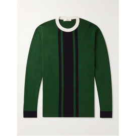 MR P. Striped Cotton and Lyocell-Blend Sweater 1647597284360578
