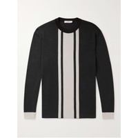 MR P. Striped Cotton and Lyocell-Blend Sweater 1647597284360588