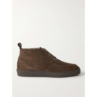 MR P. Larry Shearling-Trimmed Regenerated Suede by evolo Chukka Boots 1647597284365483